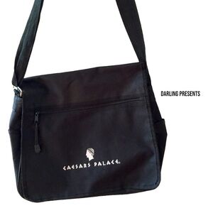 CESARS PALACE MESSENGER BAG UNISEX COLOR BLACK
